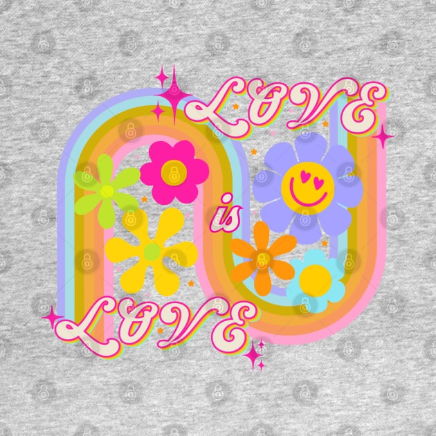 Love is love - retro design by Deardarling